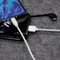 50cm 3A tissu tressé chargeur de synchronisation de charge rapide type C câble USB pour téléphones Huawei Xiaomi