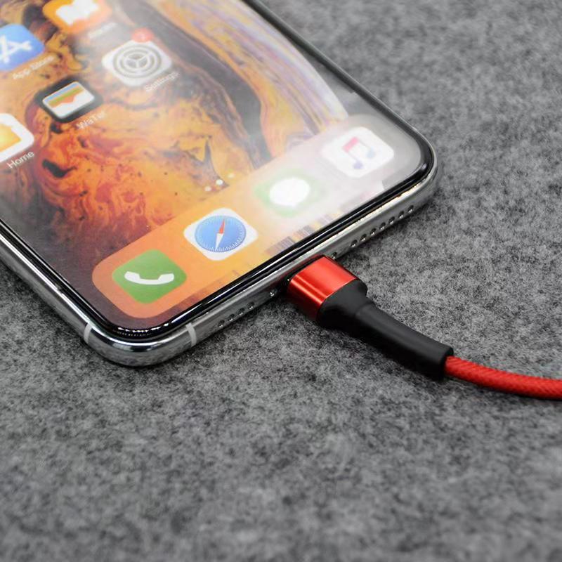 3 en 1 Câble de charge USB fonctionnel Câble de données Accessoires de téléphone portable pour Lightning Micro USB Type-C