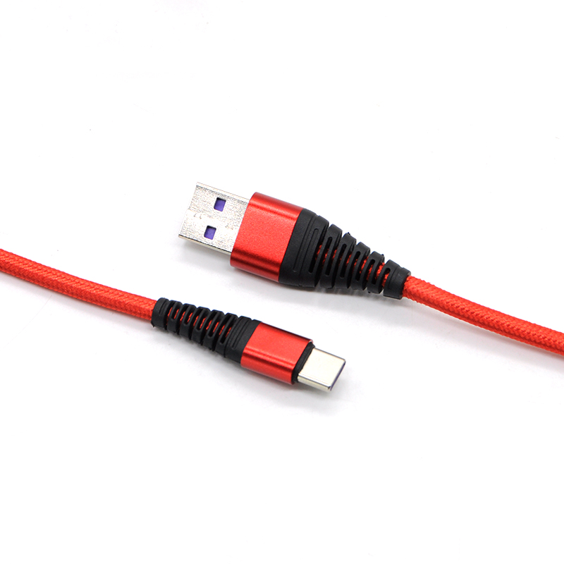 1m 5A Nylon Tressé Super Fast Charging USB Type C C USB de type C Câble 3.1 Câble