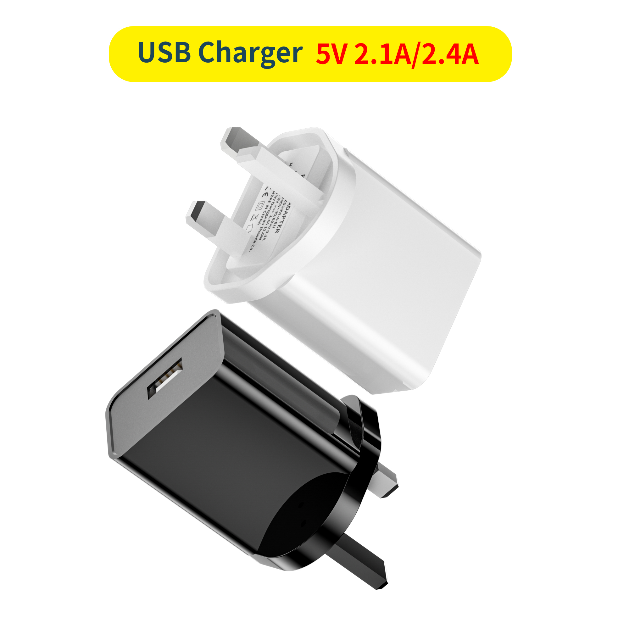 Adaptateur de voyage mural USB 12W Charge USB EU PLIG