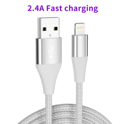 Câble de chargeur Lightning OEM de haute qualité Accessoires de téléphone à charge rapide Câble USB en gros pour iPhone 12 11